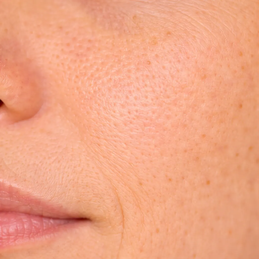 Enlarged pores