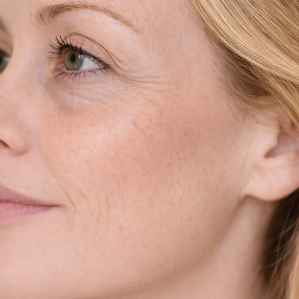 Under eye area